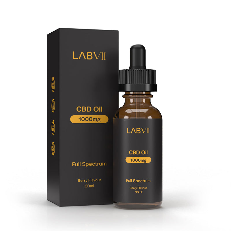Lab VII Oil - Full Spectrum 1000mg 30ml Berry Flavor – LAB VII