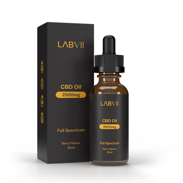 Lab VII Oil - Full Spectrum 2500mg 30ml Berry Flavor