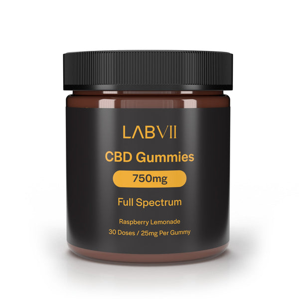Lab VII Gummies - Full Spectrum 750mg (exp Aug 2024)